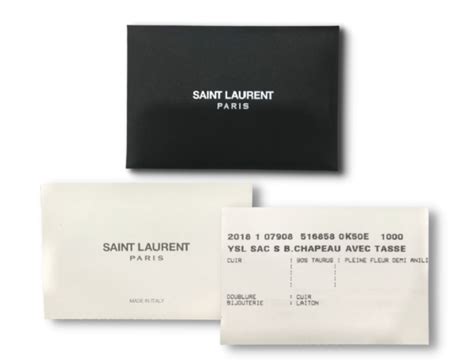 authentication ysl authenticity card|YSL logo.